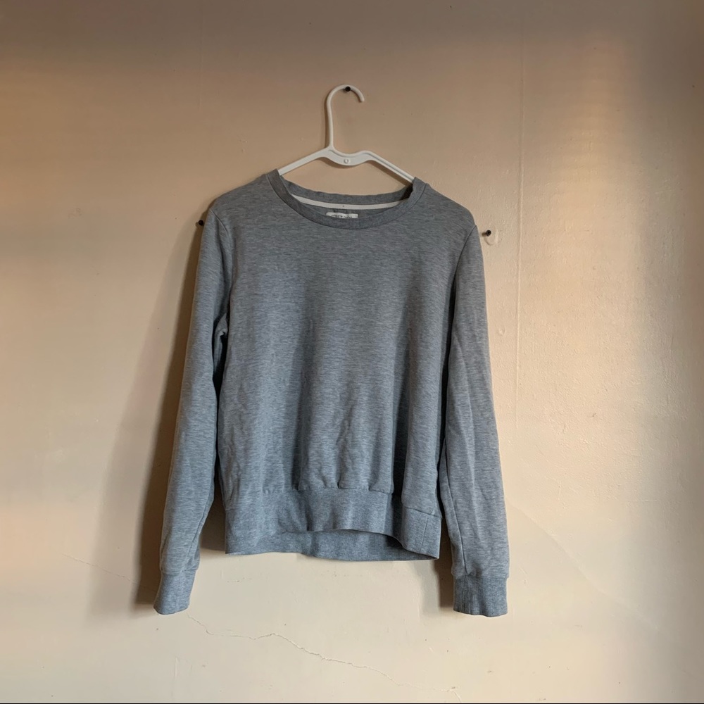 grey sweater